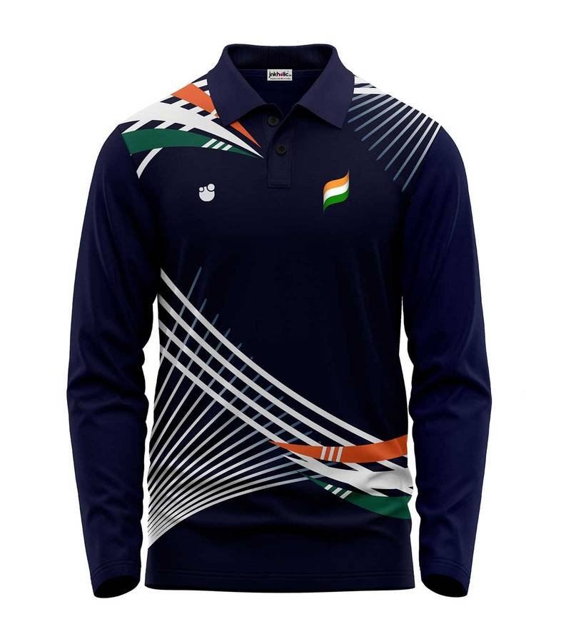 Full sublimation printed sports polo shirt