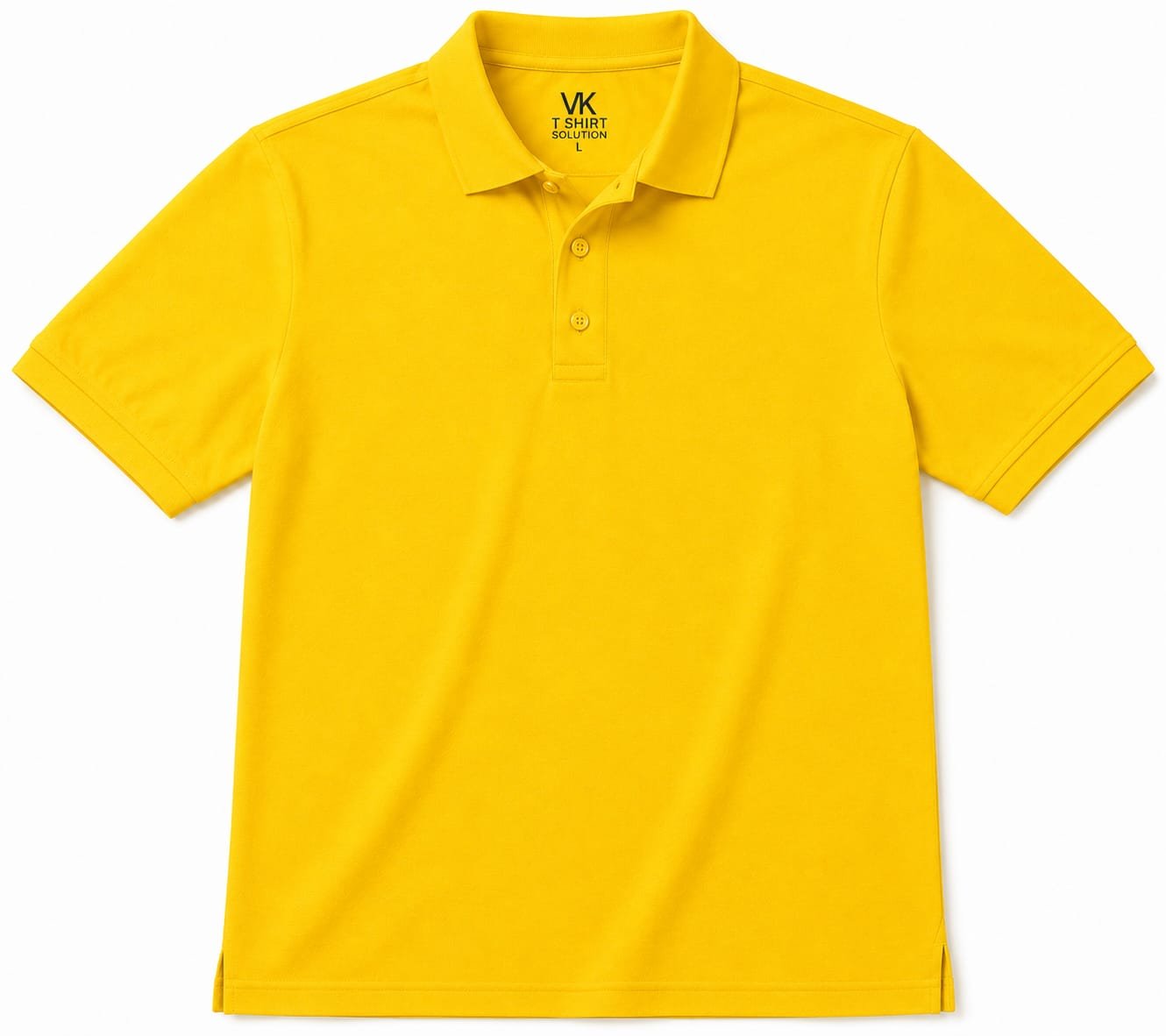 Navy VK Apparel branded polo with tipped collar